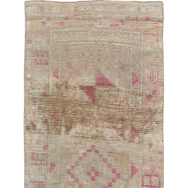 Rustic Galerie Shabab Collection Mid-20th Century Turkish Anatolian Runner For Sale - Image 3 of 10