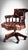 Captain's Swivel Armchair in Leather by George Smith, 2010s For Sale - Image 4 of 18