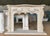 Lavish French Rococo Style Carved Fireplace Mantle with Floral Garland For Sale - Image 6 of 6