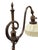 Bronze 1910s Floor Lamp With Adjustable Height and Glass Shade #2603 For Sale - Image 8 of 9