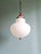Space Age Pendant Light in White Opaline, 1970 For Sale - Image 7 of 13