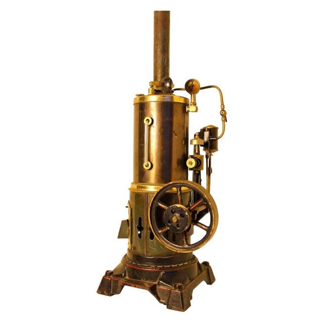 Steam Engine from Ernst Plank, 1880s For Sale - Image 9 of 18