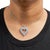 Haus of Brilliance 925 Sterling Silver 4.0 Cttw Diamond Two Row Open Heart 18" Pendant Necklace (I-J Color, I2-I3 Clarity) For Sale - Image 4 of 5