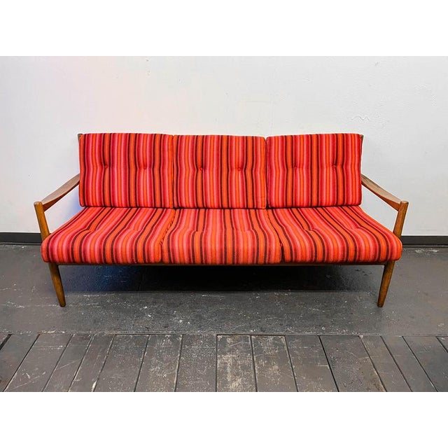 Mid-Century Beech Sofa, 1960s For Sale - Image 6 of 18