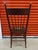 Antique American Pressed Back Oak Dining Chair With Embossed Leather Seat For Sale - Image 10 of 14