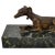 Antique French Animalier Bronze Marble Greyhound Sculpture Desk Paperweight 1900 For Sale - Image 10 of 12