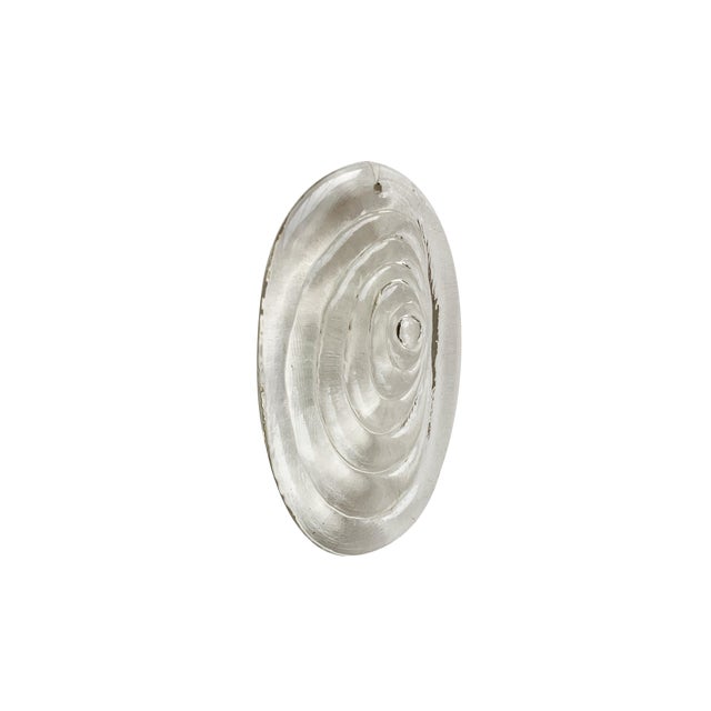 Vintage Scandinavian Art Glass Wall Deco Hanger, 1970s For Sale