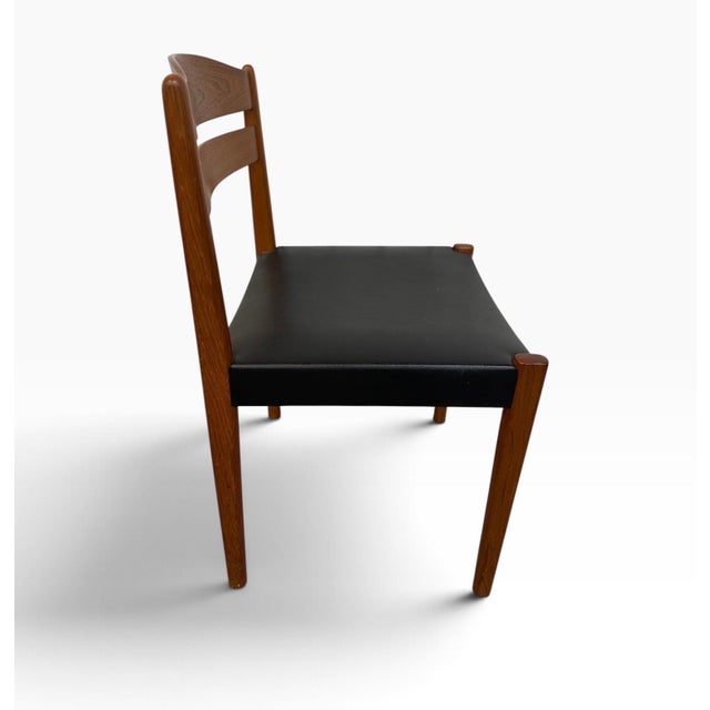 1960s Mid-Century Danish Modern Teak Dining Chairs - Set of 6 For Sale - Image 5 of 7