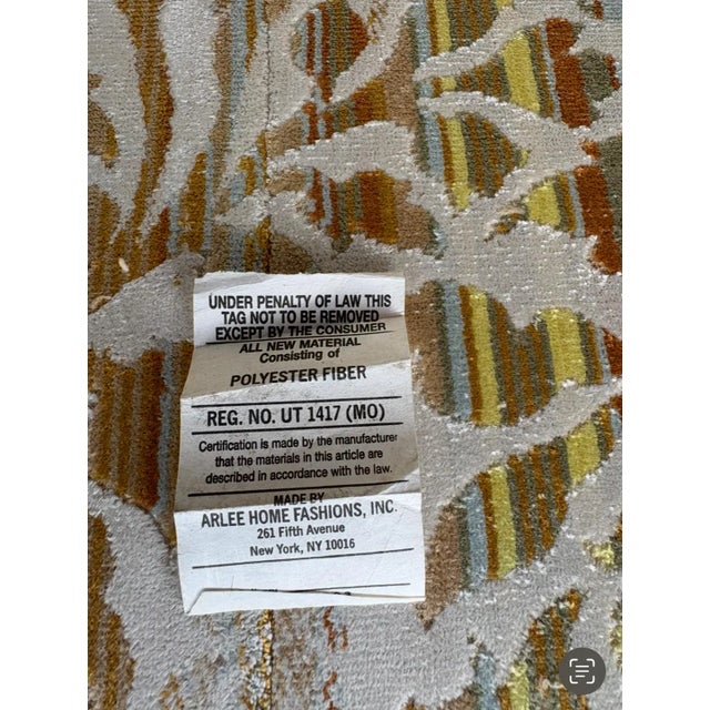 Mid Century Velvet Floral Sofa For Sale - Image 10 of 12