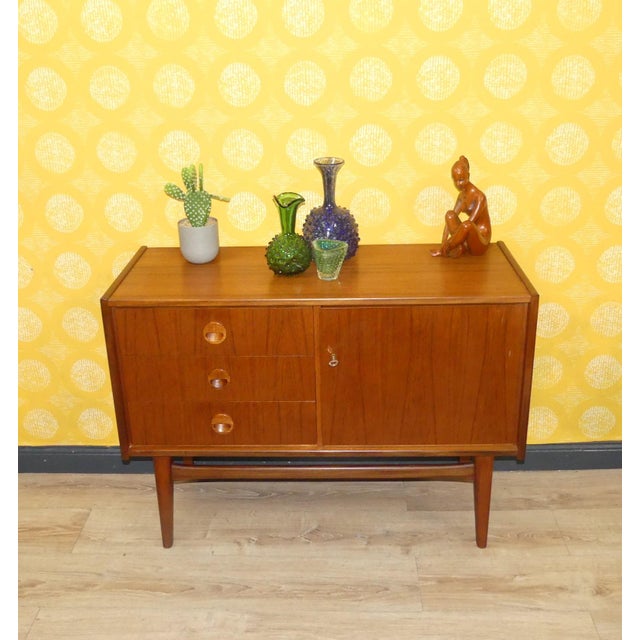 A real eye-catcher! a gorgeous mini sideboard! a beautiful mini sideboard! \. 1960s style in the popular danish design...