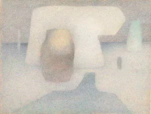 'Pointillist Still Life, 1966' by Thomas Guise, Royal Society of Artists, Edinburgh Academy, Palo Alto