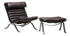Example of Arne Norell Chair and Ottoman Sets