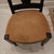 Vintage French, Country Black Dining Chairs With Rush Seat - Set of 6 For Sale In Chicago - Image 6 of 18