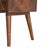 Geo Brass Inlay Chestnut Nightstand For Sale In Philadelphia - Image 6 of 7