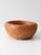 Vintage Woven Bamboo Basket Bowl With Rounded Sides For Sale - Image 12 of 14