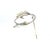 1990s Mikimoto Estate Akoya Pearl Brooch Sterling Silver 5 mm For Sale - Image 4 of 8