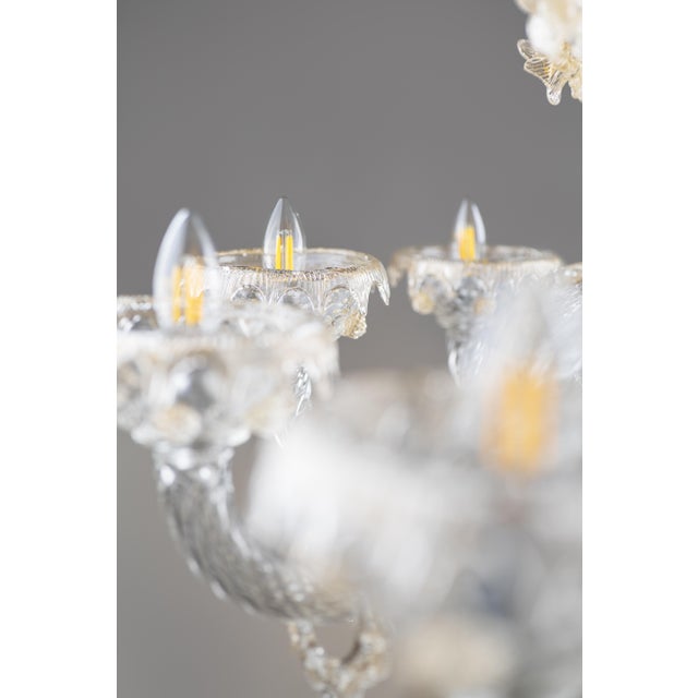 1980s Murano Glass Chandelier from Barovier and Toso, 1980s For Sale - Image 5 of 12