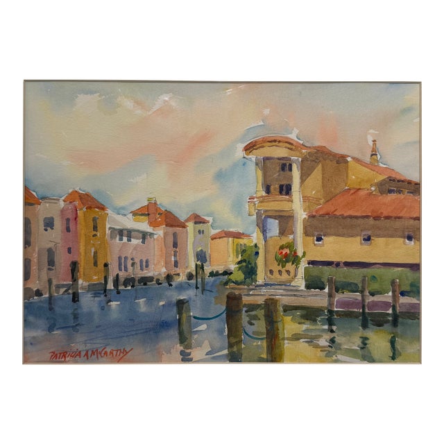 "Naples" Watercolor by Patricia McCarthy For Sale