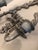 Late 20th Century Cast Iron Wall Sconce With 2 Arms For Sale - Image 5 of 8