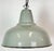 1960s Industrial Grey Enamel Factory Pendant Lamp, 1960s For Sale - Image 5 of 18