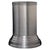 RL 07 Round Side Table in Brushed Aluminum by Caspal For Sale - Image 12 of 12