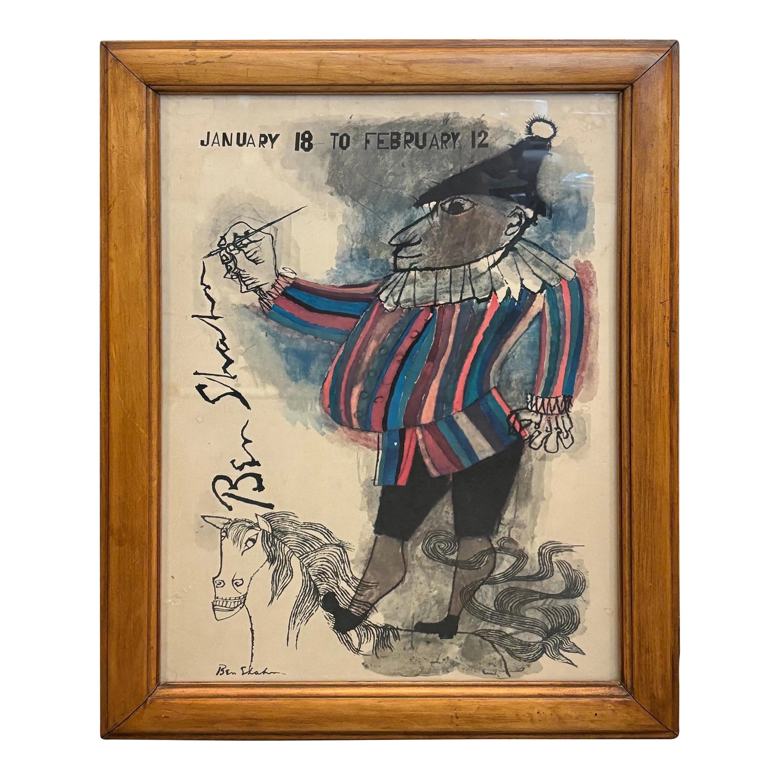Ben Shahn Exhibition Poster | Chairish