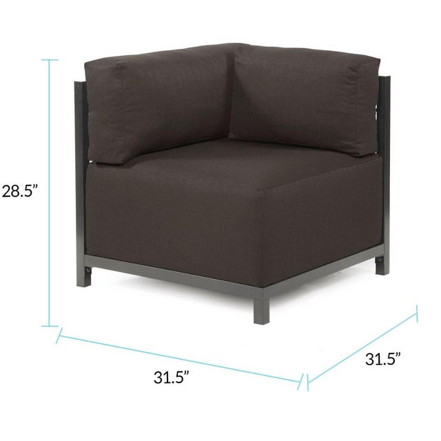 2020s Axis Corner Chair Seascape Charcoal Titanium Frame For Sale - Image 5 of 7