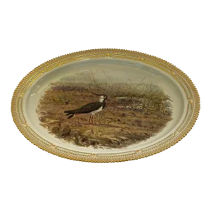 1960s Royal Copenhagen Fauna Danica Serving Plate