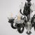 Murano Ca’ Rezzonico’ Style Black & Clear Murano Glass Chandelier in the Manner of Giuseppe Briati For Sale - Image 4 of 18