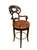 Elegant pair of Century Furniture swivel bar stools crafted in a warm, richly finished hardwood. Each stool features a...