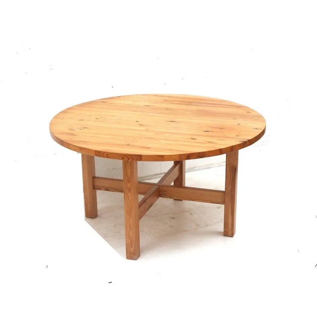 Vintage Pine Dining Table from Ikea, 1970s For Sale - Image 5 of 6