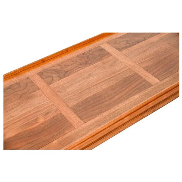 Mid 20th Century Chinoiserie Style Tray Top Carved Coffee Table For Sale - Image 5 of 6