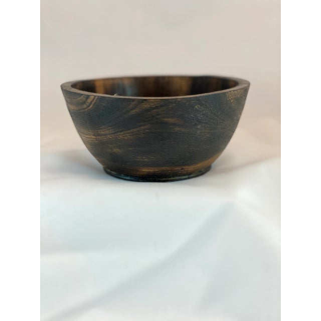 "Burnt" Custom Handmade Bowl For Sale - Image 4 of 7