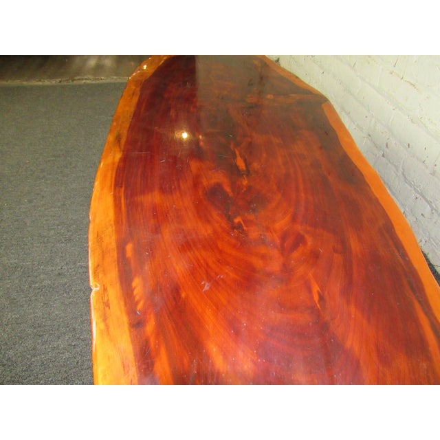 Mid 20th Century Live Edge Side Table For Sale In New York - Image 6 of 9
