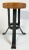 Have a seat! Chic industrial stool with three sturdy steel legs bolted to steel support. Heavy round wood top with great...
