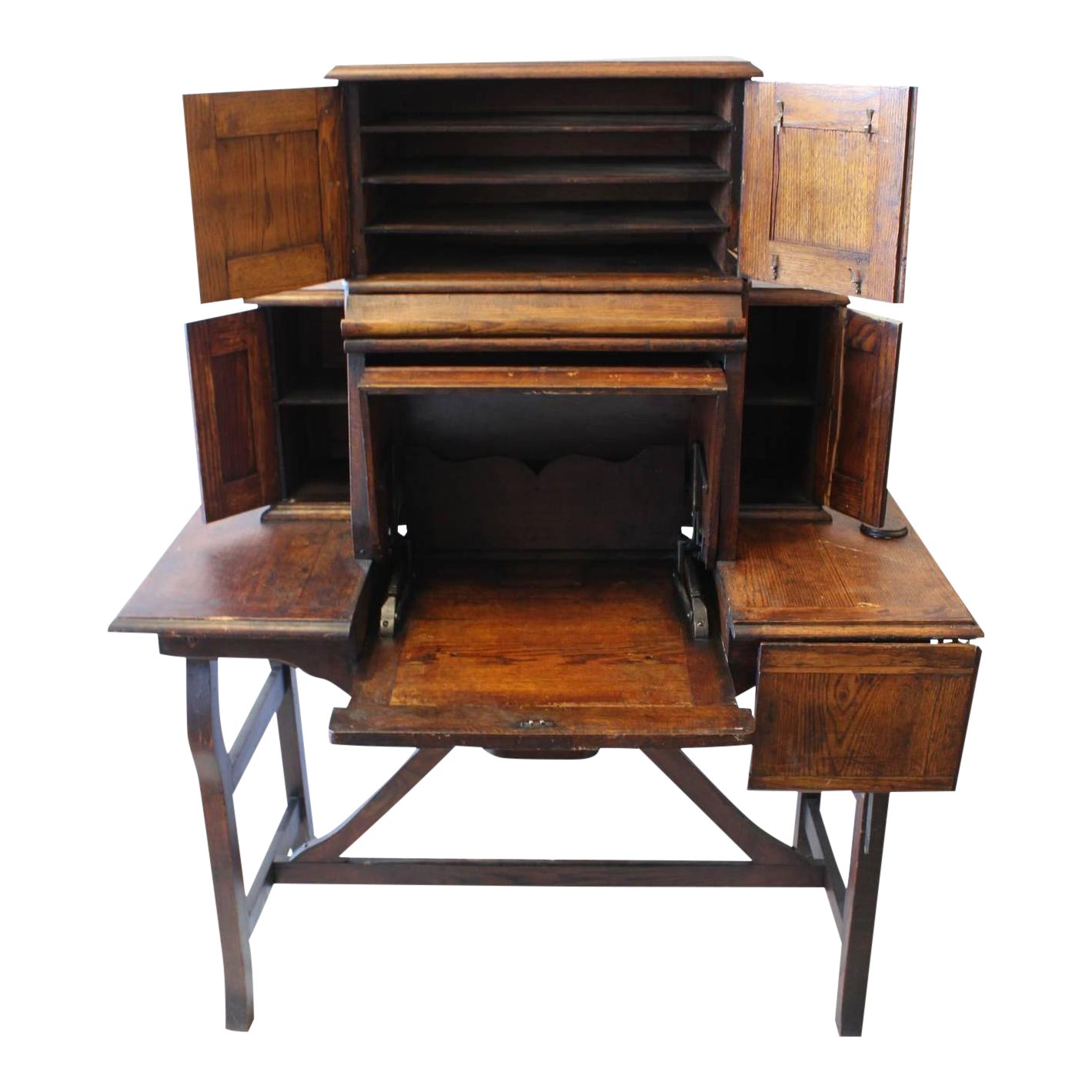 Antique American Industrial Mechanical Desk Chairish