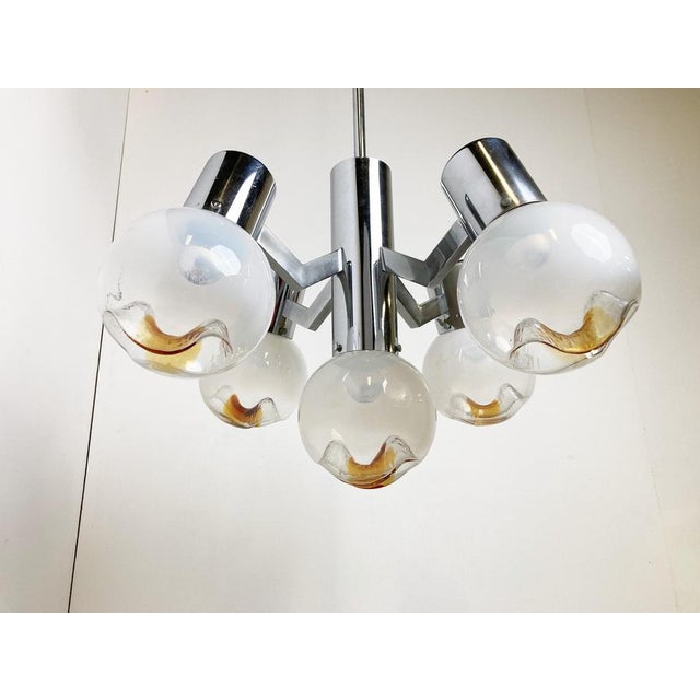 Vintage Chandelier from Mazzega, 1960s For Sale - Image 12 of 13
