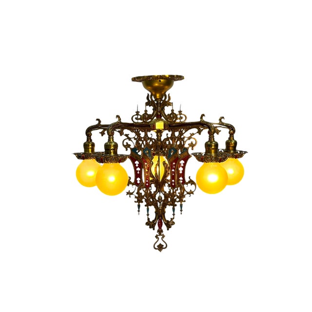 At first glance this piece looks like a typical semi flush light, but look closer and you'll notice that it's usually...
