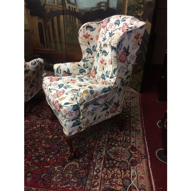Vintage Wingback Chairs, the Pair For Sale - Image 11 of 17