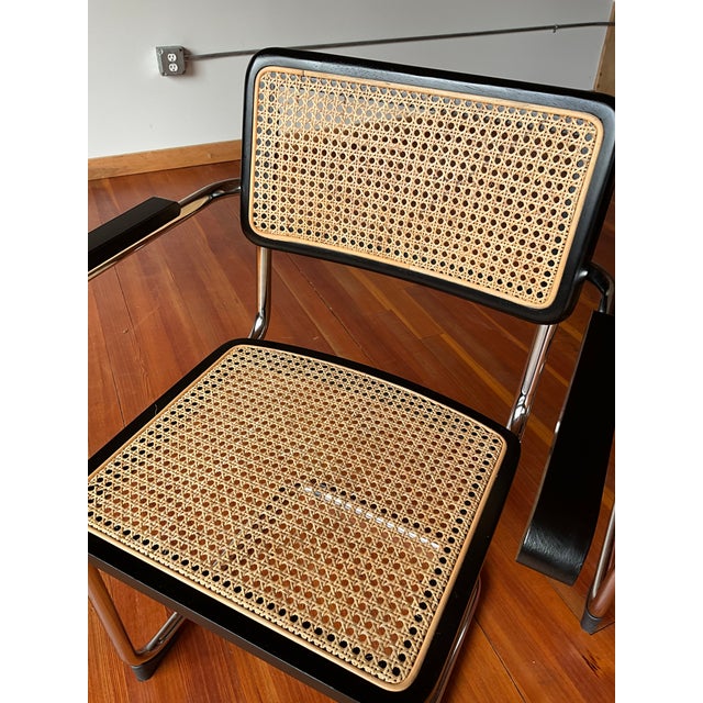 1990s Cesca Chairs by Marcel Breuer Attributed, Set of 2 For Sale - Image 11 of 11