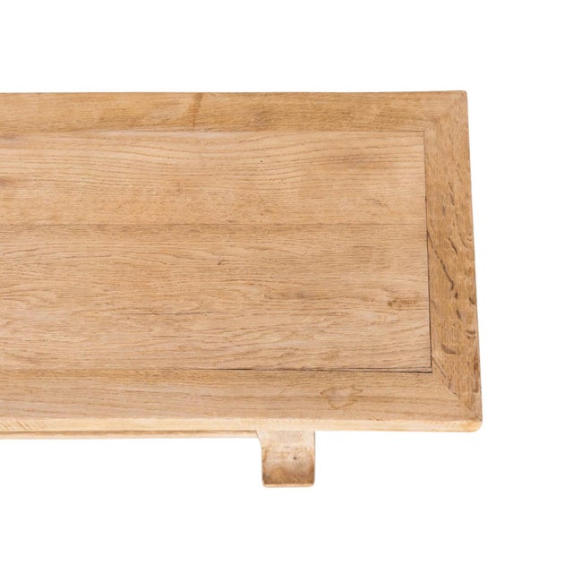 1930s Antique Thick Bench For Sale - Image 5 of 5