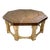1960s Brown-Saltman Spanish Mission Style Copper-Top Octagonal Cocktail Table For Sale