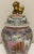 Large Hand-Painted Famille Rose Chinese Temple Jar With Lid For Sale - Image 4 of 9