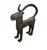 Bronze Vintage Large Benin Bronze Sculpture of a Leopard 32" H Nigeria For Sale - Image 8 of 12