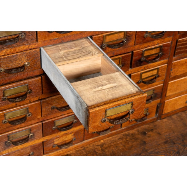 Massive Early 20th Century 266-Drawer Duluth Parts Cabinet For Sale - Image 4 of 16
