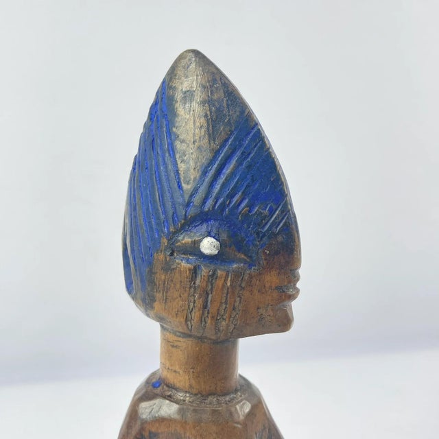 African Early 20th Century Yoruba Ibeji Female Figure Nigeria For Sale - Image 3 of 8