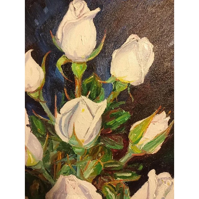 Early 21st Century Avel, Rosas, 2023, Oil on Canvas, Framed For Sale - Image 5 of 7