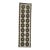 1970s Vintage Handmade Wool Cotton White Brown Runner Rug For Sale