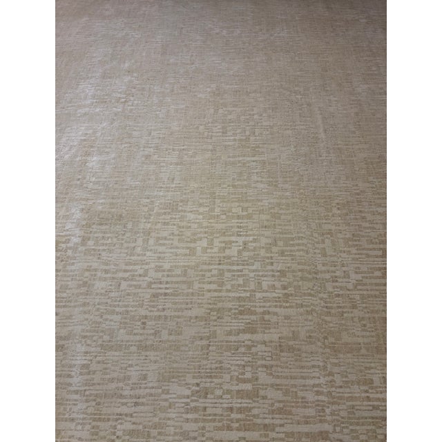 Restoration Hardware Matrice Wool & Silk Rug – 10' x 11' – Ivory Custom Order | Staging Condition | Professionally Cleaned...