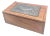 Late 20th Century Handcrafted Wood Jewelry Box With Decorative Sterling Silver Plaque For Sale